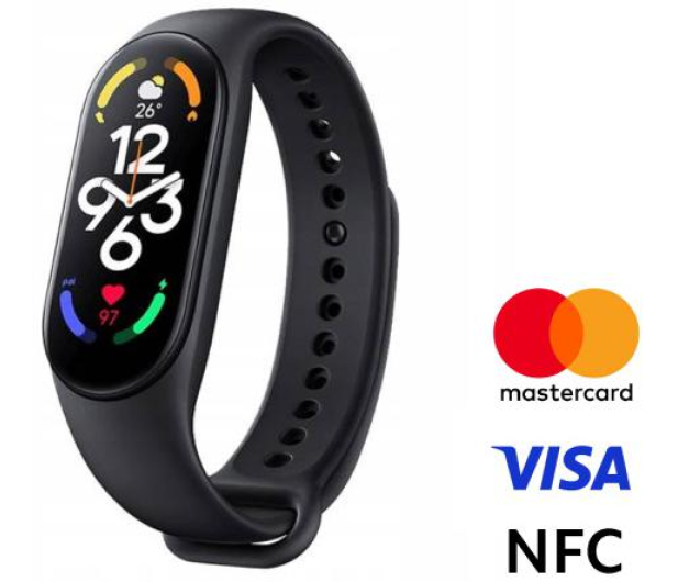 Xiaomi Mi Band 7 NFC czarny - 1139253 - zdjęcie
